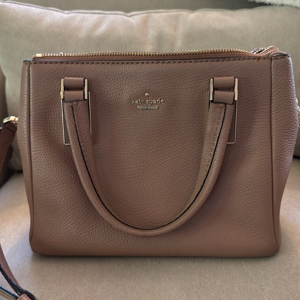 Kate Spade Mauve/ Rose Tan Purse Handbag